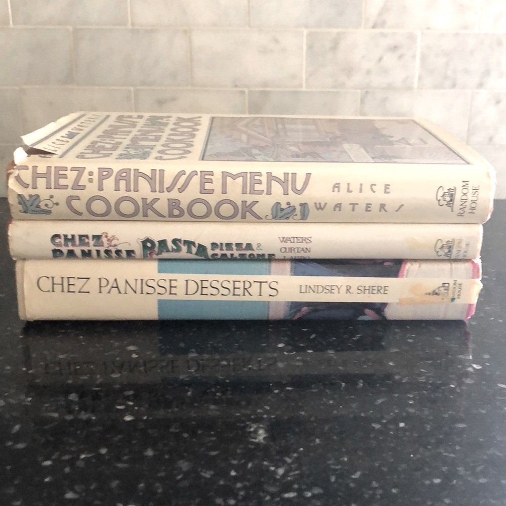 Alice Waters Chez Panisse Cookbooks 1st Editions Set of 3